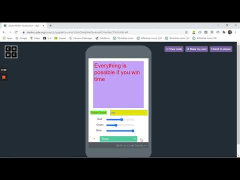 Quote Editor App / WhiteHat Junior / Live Online Coding for Kids