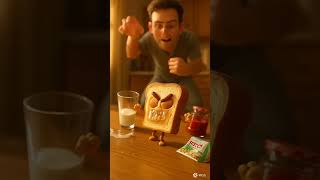 The Great Escape: Toast vs. Morning Madness | Pixar-Style Short #pixarstyle  #funny  #animation