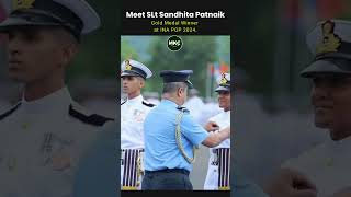 Indian Naval Academy, Ezhimala POP 2024🔥Meet SLt Sandhita Patnaik, a 2nd Gen Officer fromm Telengana