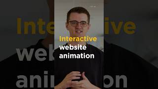 Interactive website animation #shorts