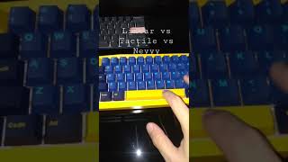 Linear vs Tactile vs Thock