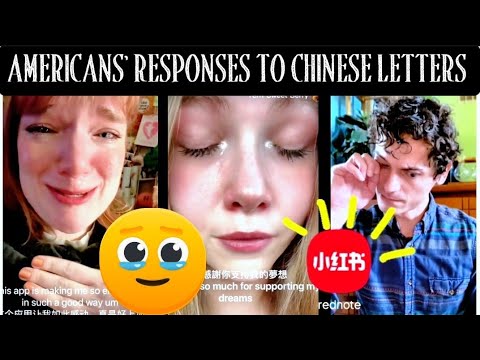 AMERICANS RESPONDING TO CHINESE  PEN PAL LETTERS TO LI HUAH | SO EMOTIONAL 😭 REDNOTE CHINA&USA