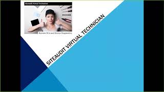 SiteAudit Virtual Technician Webinar