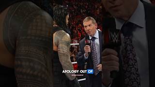 Vince McMahon fired Roman Reigns #wwe #vincemcmahon #romanreigns #wrestling #wweedits #mcmahon