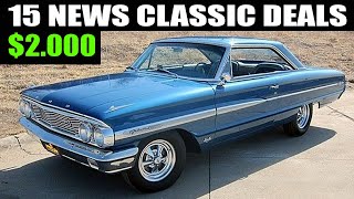 15 Best CHEAP Classic Cars for Sale by Owners !!!