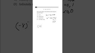 The discriminant- SAT math #satmath #satprep #highschool #college #algebra #geometry #math #njbt