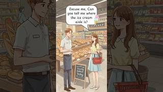 🛒 Easy English Conversation: Talking While Shopping at the Supermarket #englishforbeginners