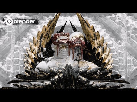 Simple, Fast Liquid & Fracture in 3 Minutes Blender Timelapse