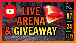 Raid: Shadow Legends  - IPR KruYseN - Live Arena -  GEMS Giveaway!