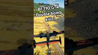 #WarThunder - Bf 110 G-4 bomb T-34 & M24! #ww2games #Gaming