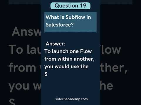 Question 19 Salesforce Admin