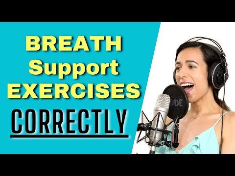 Breath Support for Singing. How to breathe wile singing. Vocal exercises for singers. Nattalia Bliss
