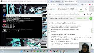 2.3.5 Lab - Use a Port Scanner to Detect Open Ports
