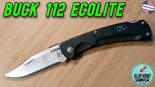 Buck 112 Ranger Ecolite Pocket Knife 0112GR