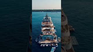 136m Lürssen FLYING FOX has arrived in the Mediterranean