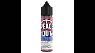 Banana Ice E-Liquid by Peace Out - A cool, refreshing vape experience with smooth banana flavor.
