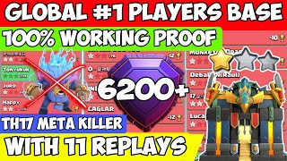 BEST TH17 Base That GLOBAL #1 Is Using! UNBEATABLE Th17 Anti 3-Star Base for Legend League & WAR
