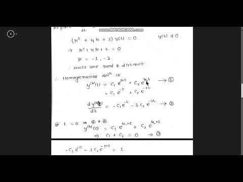 Difference and differential equation, signals and systems.