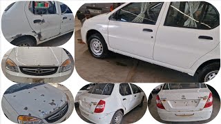 Tata indigo full restoration | body works and paint work | tata indigo eCs
