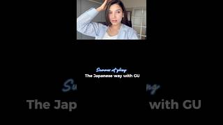“Summer styling the Japanese way with GU.” #summerstyle