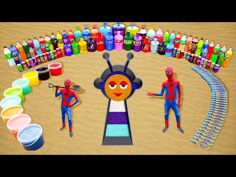 How to Make Incredibox Sprunki Oren with Orbeez, Big Balloons of Mtn Dew, Coca Cola vs Mentos