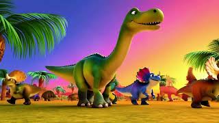 Dinosaur Rumba Dance! Prehistoric Party in the Jungle! #DinosaurDance #DinoGroove