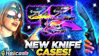 CRAZY NEW KNIFE CASE OPENING ON HELLCASE !! ?! !! HELLCASE PROMO CODE 2025 ! HELLCASE 2025