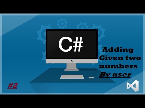 Adding  Given two numbers by user Solution Explained
