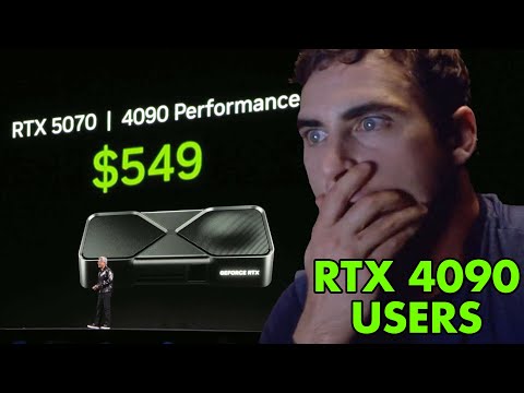 RTX 4090 Owners reaction to the reveal of RTX 5070