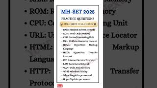 MH SET exam 2025 | MH SET preparation | MH SET paper 1 pyq #mhset #mhsetexam #ictineducation #exams