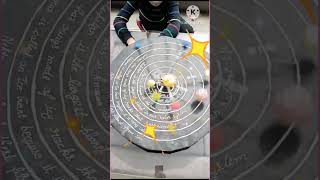 Science Project -Solar System #mathsgyan #easylearningwithpooja #education #learnwithpooja