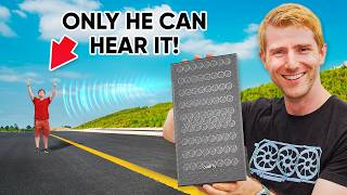 Only 1 Person in the World Can Hear this Speaker - Ultrasonic Directional Speaker