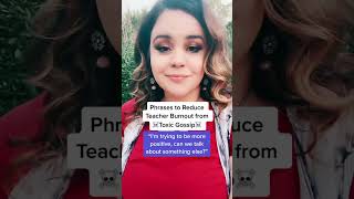 How do you handle teacher gossip? 🤫 #teacherburnout #teachermentor #edutok #teacherprobs