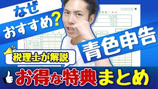 【節税】青色申告の"お得な特典"まとめ！2020年は絶対に青色申告をすべき理由を税理士が解説！