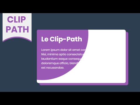 Animation originale avec Clip Path ! HTML & CSS Facile