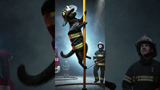 Exa house is on fire.  #cat #catai #catshorts #kucing #meow #ai #funny #sad #catsadstory #exa