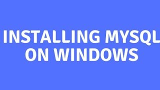 How to download mysql for windows platform