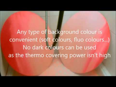 Red Thermochromic Ink UK: Opaque to Transparent Color Change Demo