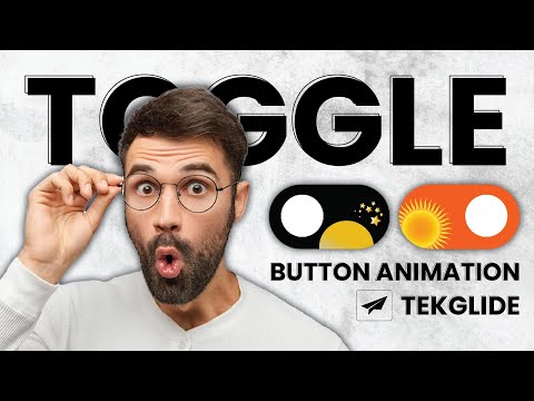 Design Toggle Button Animation | Light & Dark Mode | Figma Tutorial | Tekglide