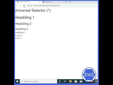 Universal Selector CSS