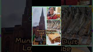 🇩🇪慕尼黑市集Auer Dult开始啦！吹着风也要听着教堂钟声，吃着烤鱼！#混血萌娃 #德国生活 #吃货#慕尼黑 #慕尼黑市集 #munich #auerdult #烤鱼