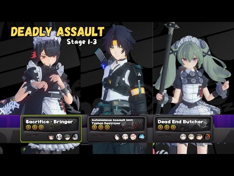 Deadly Assault Stage 1-3 Ellen Harumasa Corin | Zenless Zone Zero v1.4