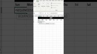 Advance Excel Trick - Make Dynamic Calendar quickly with #Excel SEQUENCE Function and Excel DATE