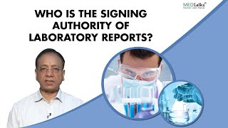 DR Sunil Dargar - Who can sign lab Reports?