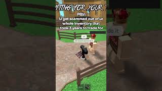 I got scammed in mm2...
