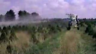 AgTec 3000 Sprayer w/ LPS Trailer and 300 Rotating Crop Head
