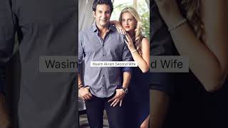 Pakistani Fast Bowler Wasim Akram First Wife Second Wife and Family. Wasim Akram Son's and Daughter.