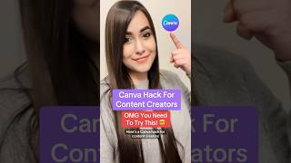 Canva Hack For YouTube Content Creators #canvahacks #canvatips