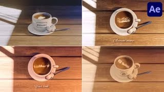 Coffee Logo Reveal After Effects Template | Copied content Templates