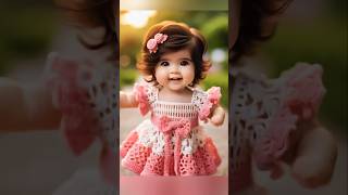 Woow! 😯😯 Beautiful Baby Funny Dance Video 👯💃#cute #shortdance #crochetdress #babydance #lovely